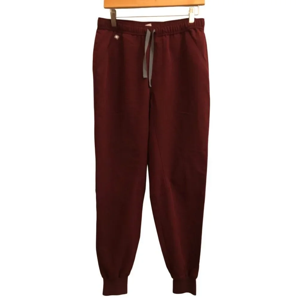 FIGS Tansen Jogger 2.0 men's deep purple / maroon scrub pants sz M MXXSW2004